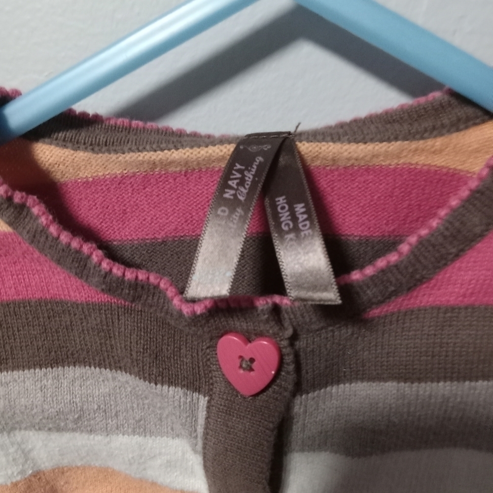 Old navy girls pants and sweater set. Size 12-18 months - Picture 6 of 13